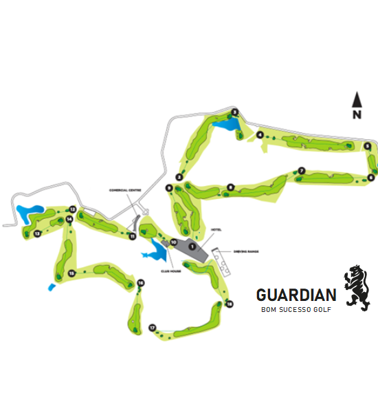 Mapa Guardian Bom Sucesso Golf